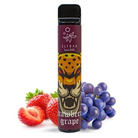 ELF BAR 1500 Lux - Strawberry Grape 2% Nikotin Einweg e-Zigarette