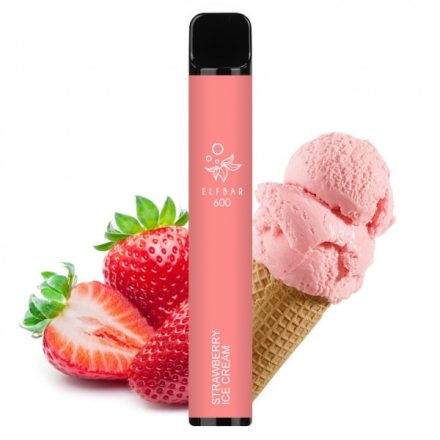 ELF BAR 600 - Strawberry Ice Cream 2% Nikotin Einweg e-Zigarette
