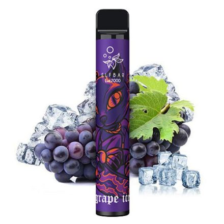 ELF BAR 2000 Lux - Grape Ice 5% Nikotin Einweg e-Zigarette
