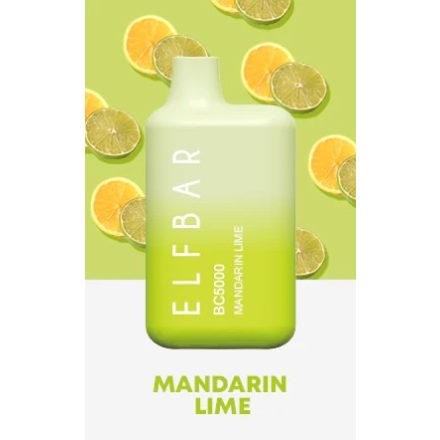 ELF BAR BC5000 - Mandarin Lime 5% Nikotin Einweg e-Zigarette - Aufladbar