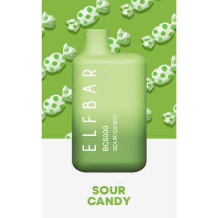 ELF BAR BC5000 - Sour Candy 5% Nikotin Einweg e-Zigarette - Aufladbar