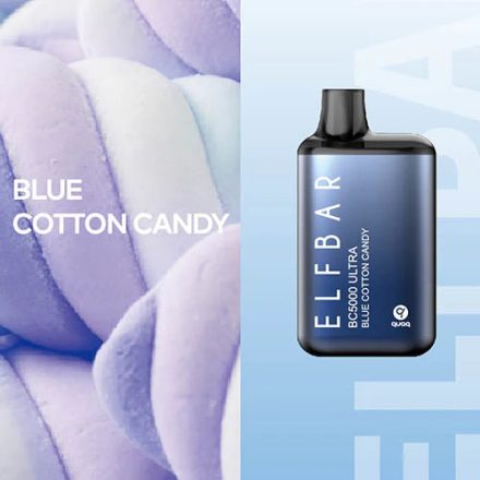 ELF BAR BC5000 Ultra - Blue Cotton Candy 5% Nikotin Einweg e-Zigarette - Aufladbar