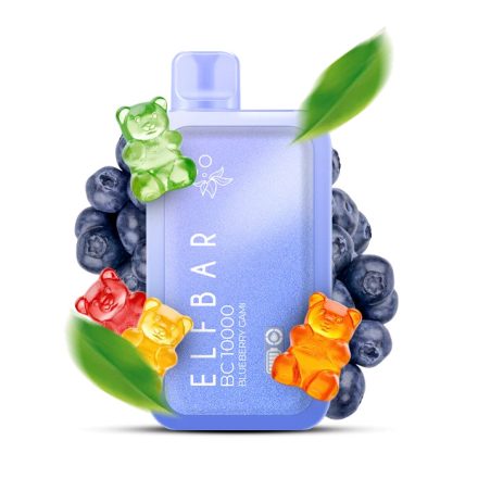 ELF BAR BC10000 - Blueberry Gami 5% Nikotin Eingweg e-Zigarette 