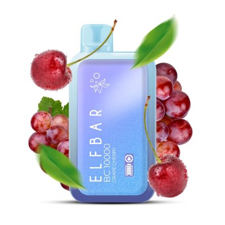 ELF BAR BC10000 - Grape Cherry 5% - Aufladbar Nikotin Einweg e-Zigarette