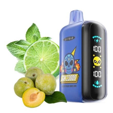 ELF BAR GH23000 - Green Plum Sour Lime 5% Nikotin Einweg e-Zigarette