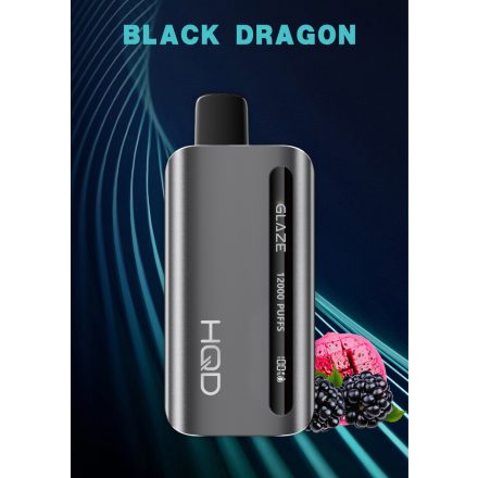 HQD Glaze 12000 - Black Dragon 5% Nikotin Einweg e-Zigarette