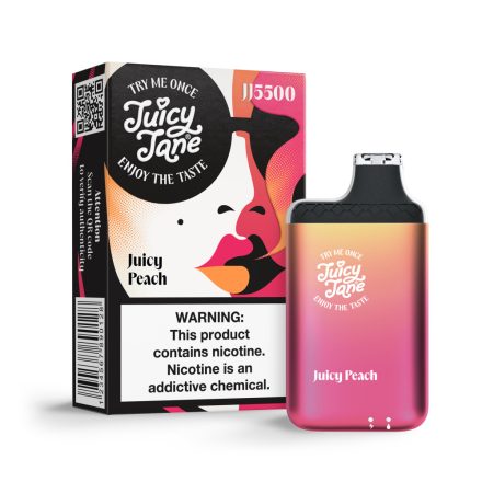 Juicy Jane JJ5500 - Juicy Peach 5% Nikotin Eingweg e-Zigarette